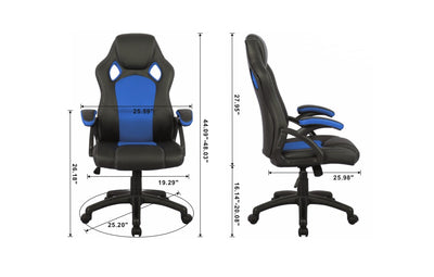 Brassex-Gaming-Chair-Black-Blue-5201-9