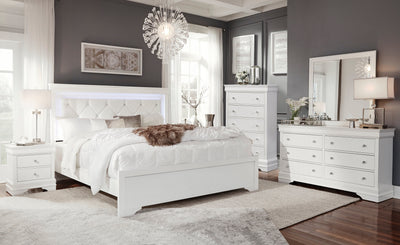 Pompei White Bedroom Set