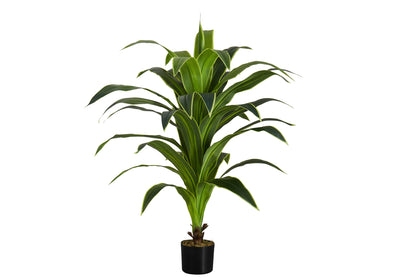 47" Tall Dracaena Tree: Faux Indoor Plant, Real Touch, Perfect Decorative Greenery