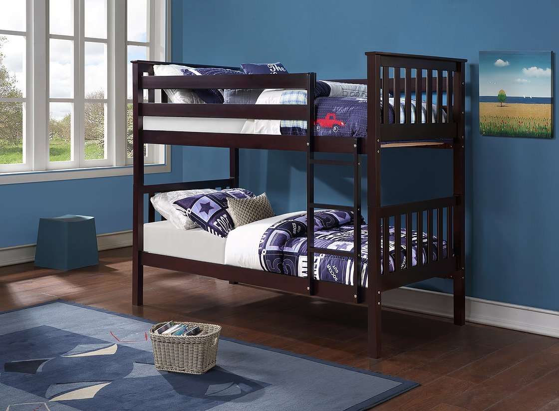 Wooden single clearance bunk beds