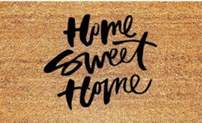 18" x 30" HOME SWEET HOME Non-slip Coir Door Mat - VI-DMC-1830-NIV2011