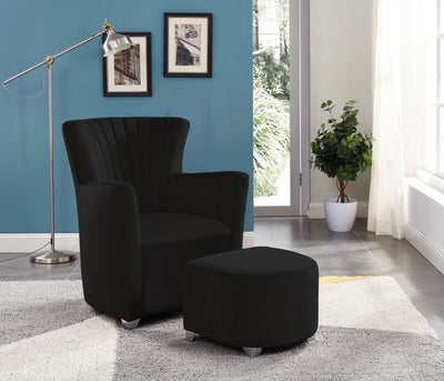 Brassex-Chair-Ottoman-Black-0711-Blk-2