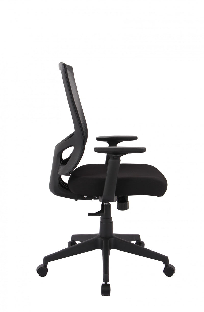 Brassex-Office-Desk-Chair-Set-Black-12367-10