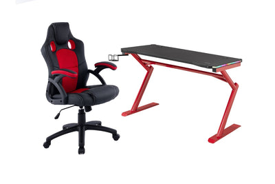 Brassex-Gaming-Desk-Chair-Set-Red-Black-12364-12