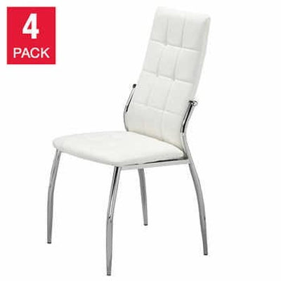 Brassex-Dining-Chair-Set-Of-4-White-Dc1142-Wh-1