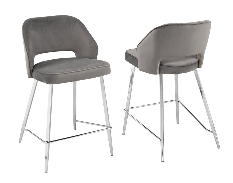 Brassex-Counter-Stool-Set-Of-2-Grey-Velvet-C-1205H-1-Gr-1