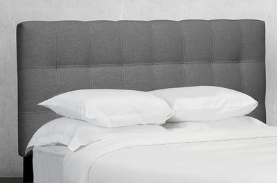 Unbottenned Grid-Tufted Headboard