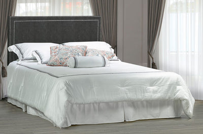 Tête de lit simple mais unique à hauteur réglable, disponible en différents tissus et couleurs.
