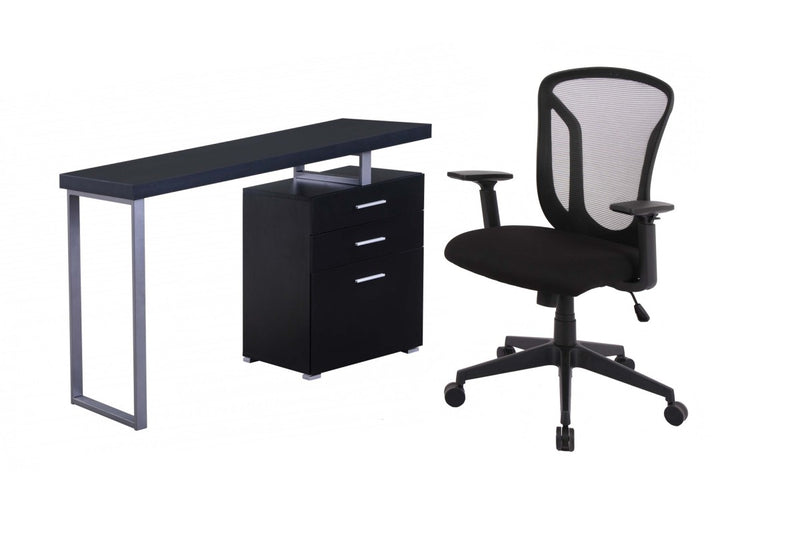 Brassex-Office-Desk-Chair-Set-Black-12367-11