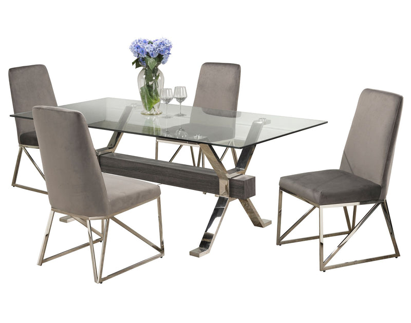 Brassex-5-Piece-Dining-Set-Grey-4033-1