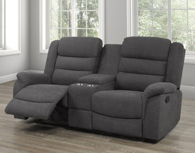 Brassex-Recliner-Love-Seat-With-Console-Grey-Hs-6899B-2