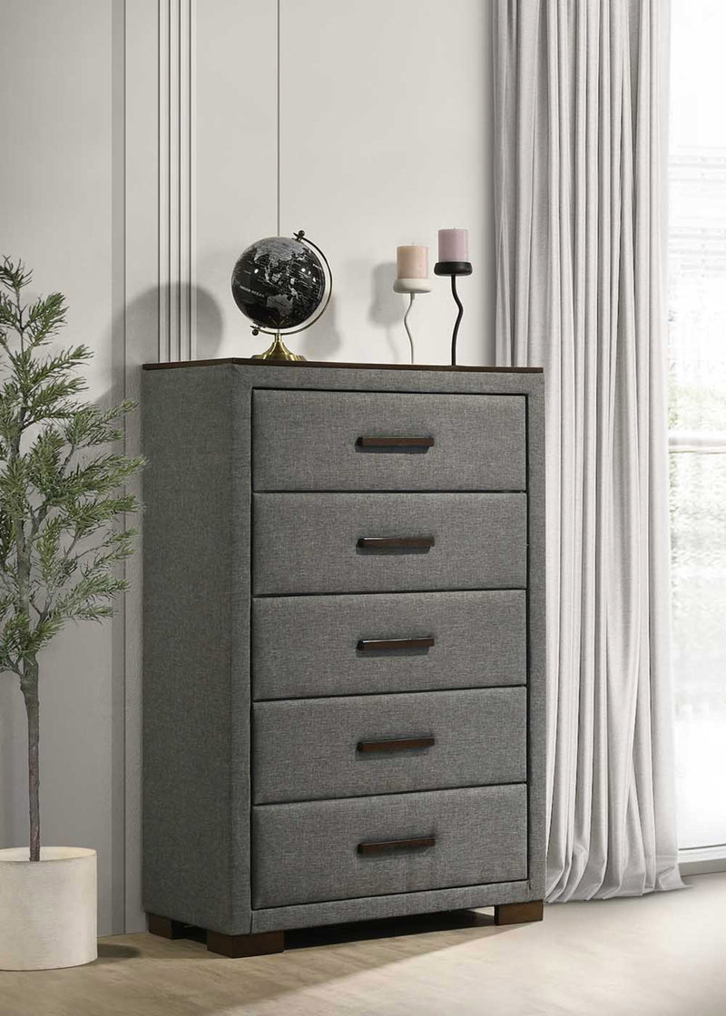 Lit de repos simple (jumeau) - Gris 