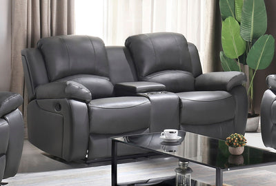 Brassex-Recliner-Loveseat-With-Console-Grey-6060L-Gr-2