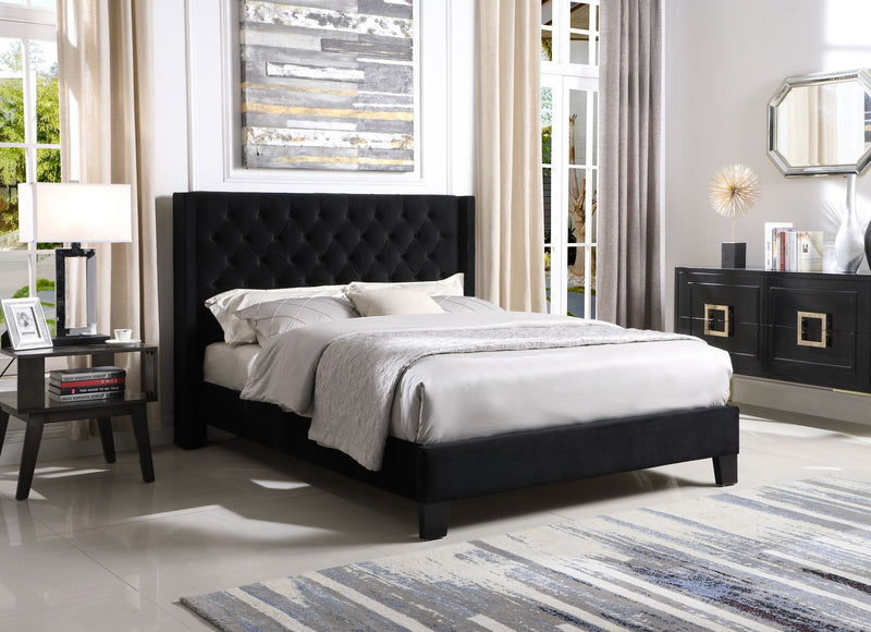 Brassex-King-Platform-Bed-Black-7007K-Bk-2