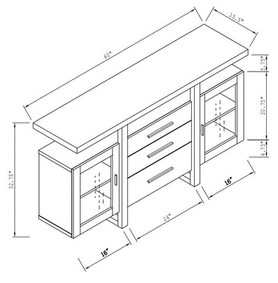 Brassex-Buffet-Server-Grey-18021-3