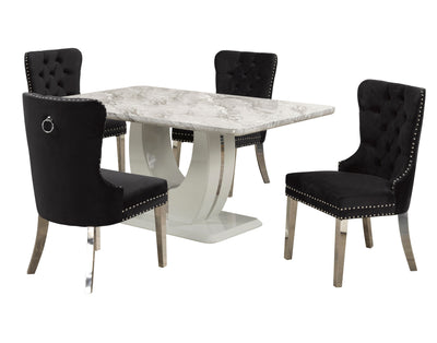 Brassex-5-Piece-Dining-Set-Black-4062-1