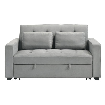 99025LGY-3CL-Sofa-Bed-with-2-Pillows-9