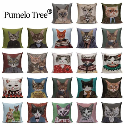 Cat Series Pillow Covers