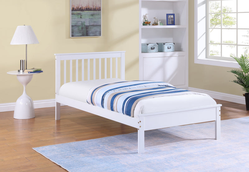 MissionHaven All-in-One Platform Bed - White