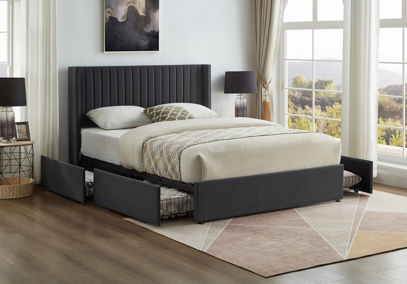 Lit de repos simple (jumeau) - Gris 