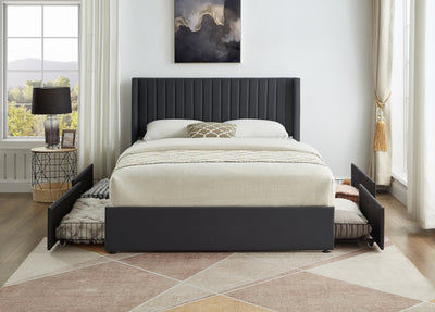 Lit de repos simple (jumeau) - Gris 