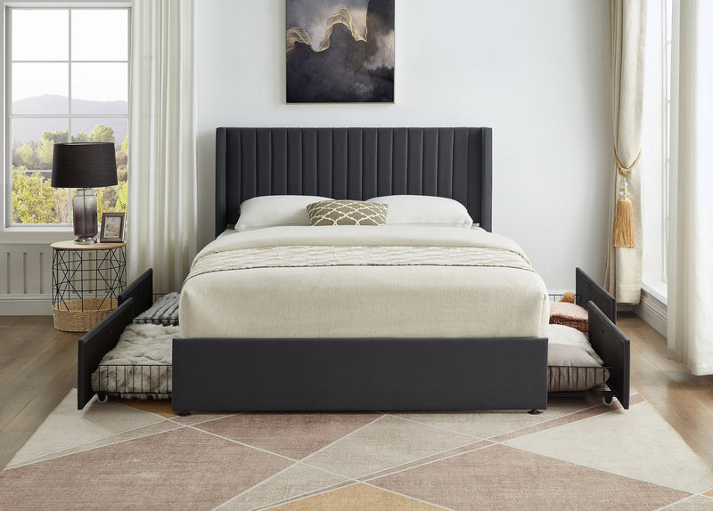 Lit de repos simple (jumeau) - Gris 
