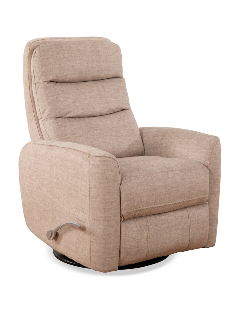 Pearl Fabric Haven Rocking Recliner