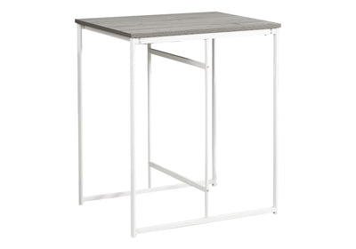 Modern Grey Laminate Counter Height Dining Table, Small Kitchen Table