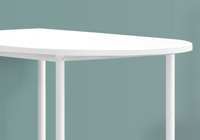 Modern White Laminate Bar Table | Contemporary Home Pub Kitchen Furniture