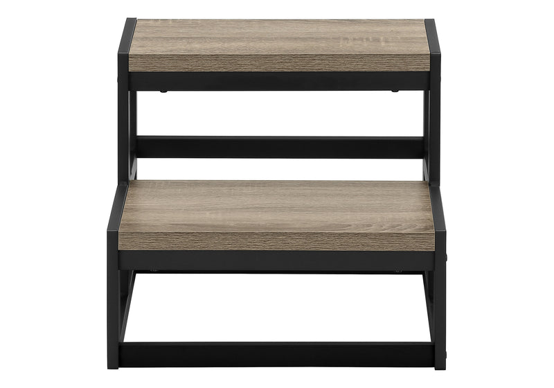 Contemporary Black Metal Ladder Step Stool for Bedroom and Kitchen