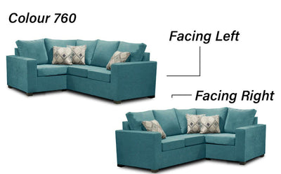 Canadian Made 2 x 1 Sectional | LHF/RHF Configuration | 17 Color Options