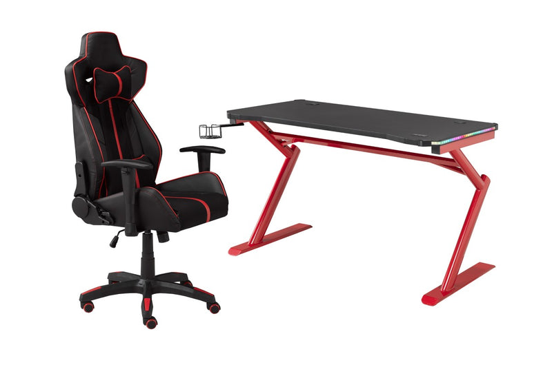 Brassex-Gaming-Desk-Chair-Set-Red-Black-12344-12