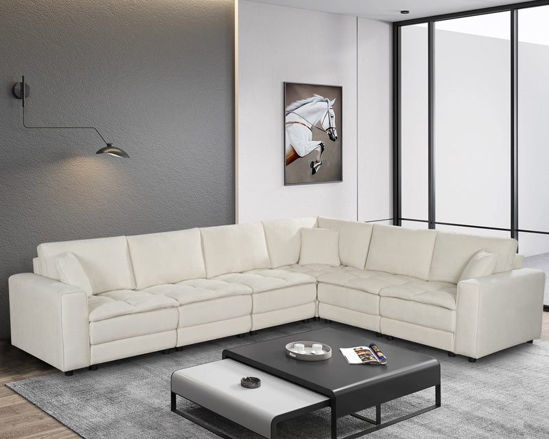 Akira Modular Sectional in Beige