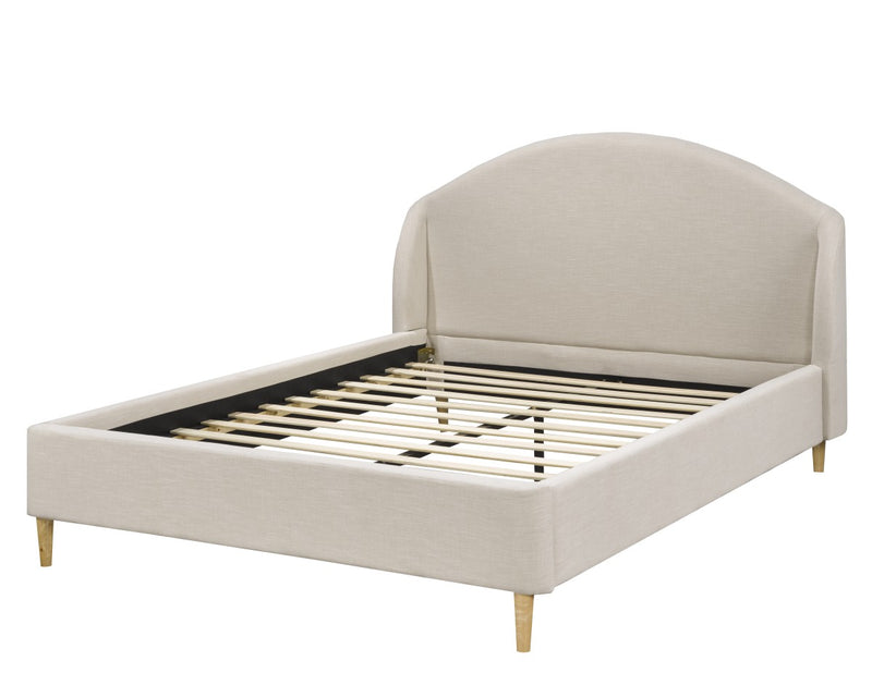 Brassex-Queen-Platform-Bed-Beige-23101-1