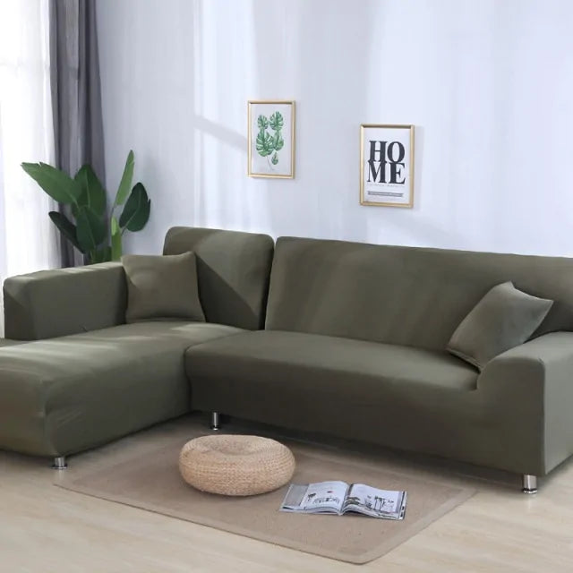 Solid Corner Sofa Covers