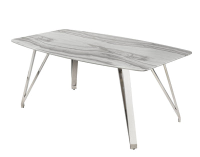 Brassex-Dining-Table-White-Silver-F-1194-T-1