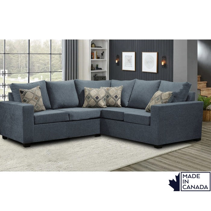 Canadian Made 2 x 2 Sectional | 17 Fabric Options