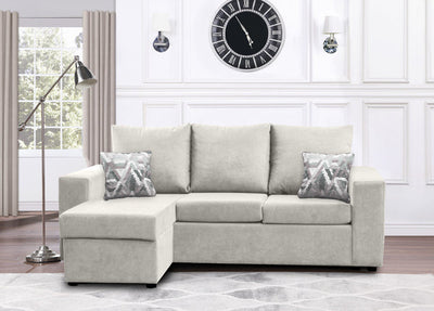 Canadian Made Sectional with Reversible Chaise | 17 Color Options