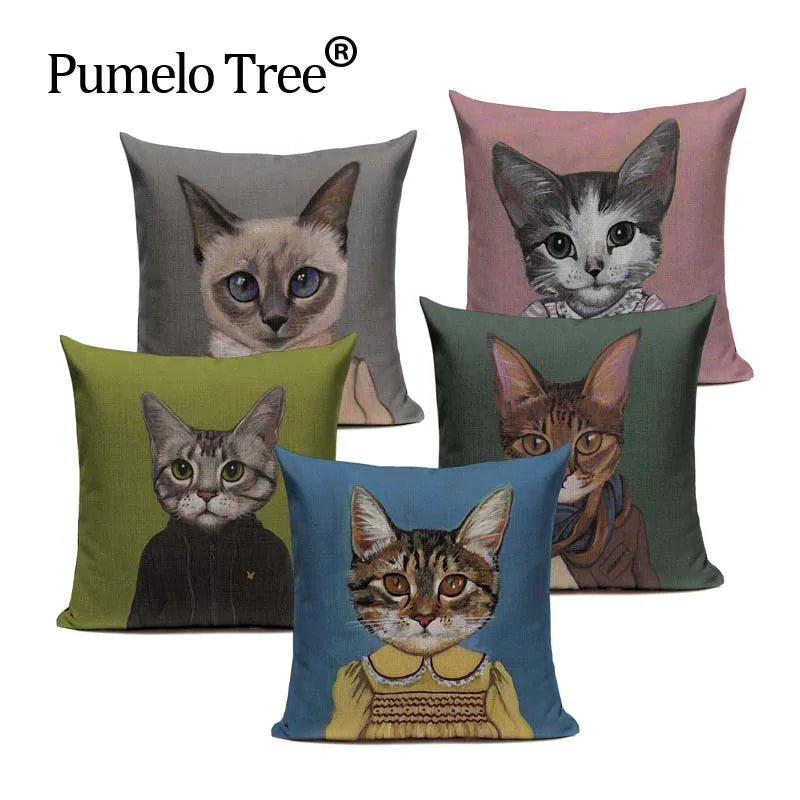 Cat Series Pillow Covers