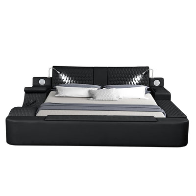Zoya Smart Multi-Functional Black Bed