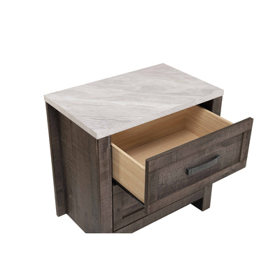 Lowest-price-1457-4-Nightstand-Rustic-Grey-11