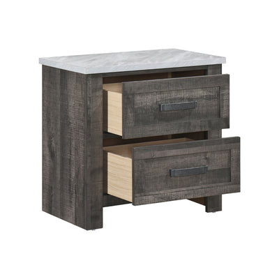 Lowest-price-1457-4-Nightstand-Rustic-Grey-10