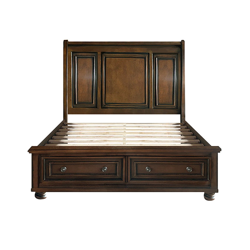 Affordable furniture in Canada: 2159K-1EK* Eastern King Sleigh Platform Bed with Footboard Storage-5