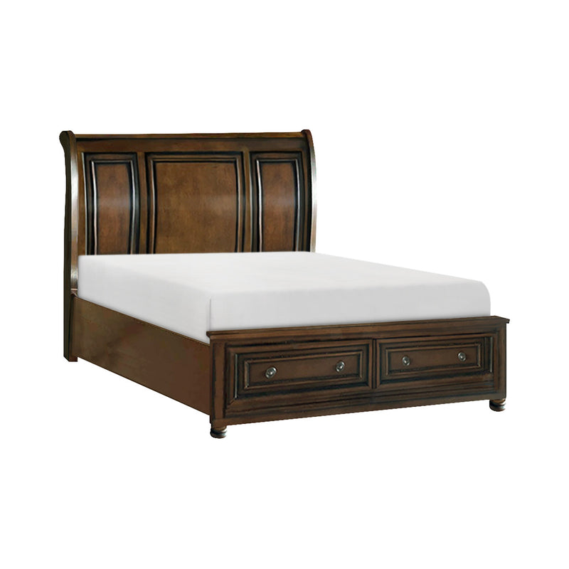 Affordable furniture in Canada: 2159K-1EK* Eastern King Sleigh Platform Bed with Footboard Storage-11