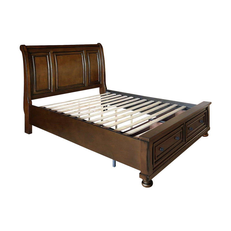Affordable furniture in Canada: 2159K-1EK* Eastern King Sleigh Platform Bed with Footboard Storage-7