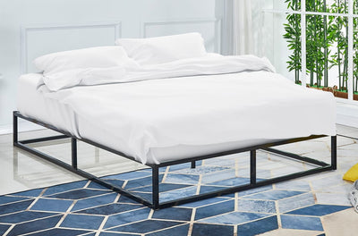 Metal Box-Style Platform Bed