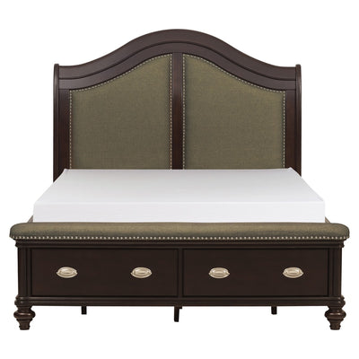 Affordable furniture in Canada: 2615DC-1* Queen Sleigh Platform Bed-10