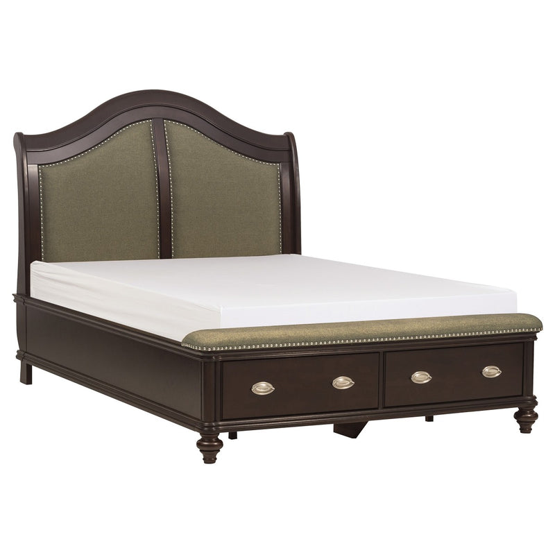 Affordable furniture in Canada: 2615DC-1* Queen Sleigh Platform Bed-11