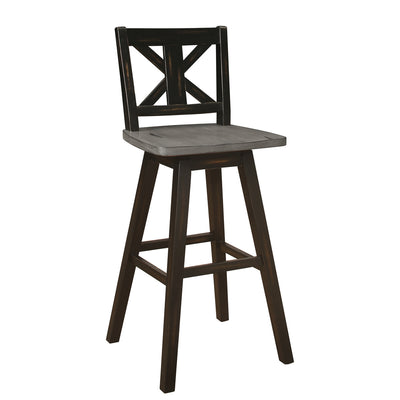 Affordable furniture in Canada: 5602-29BK Swivel Pub Height Chair-10