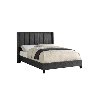 Affordable upholstered bed for sale in Canada - 5831FDG Full Upholstered Platform Bed-8